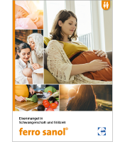 Titelseite Broschüre Eisenmangel in Schwangerschaft und Stillzeit